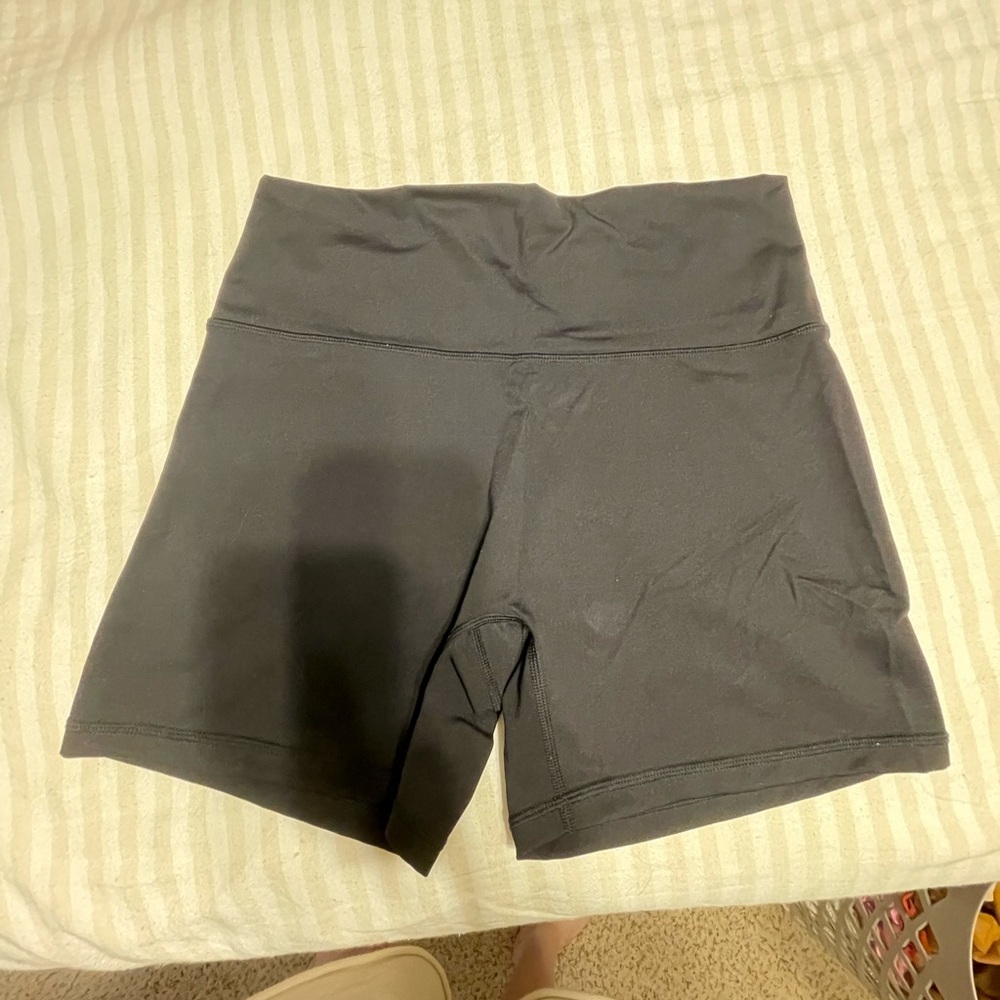 Aerie Black Bike Shorts 5”